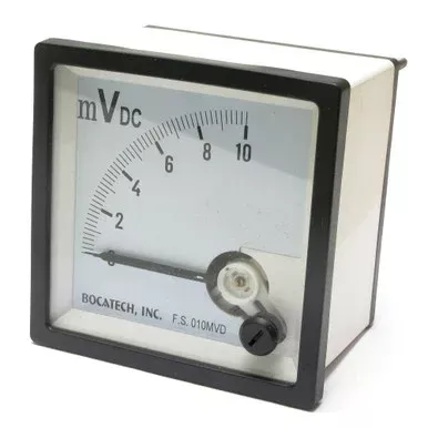 0 – 10 Millivolts DC Europa Analog Panel Meter, 72mm