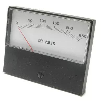 0 – 250 Volt DC Analog Panel Meter
