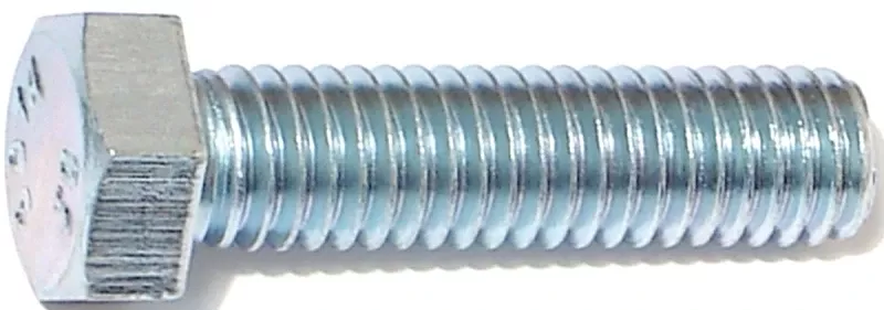 00055 Zinc Hex Bolt Grade 2 3/8 X 1-1/2 Inch