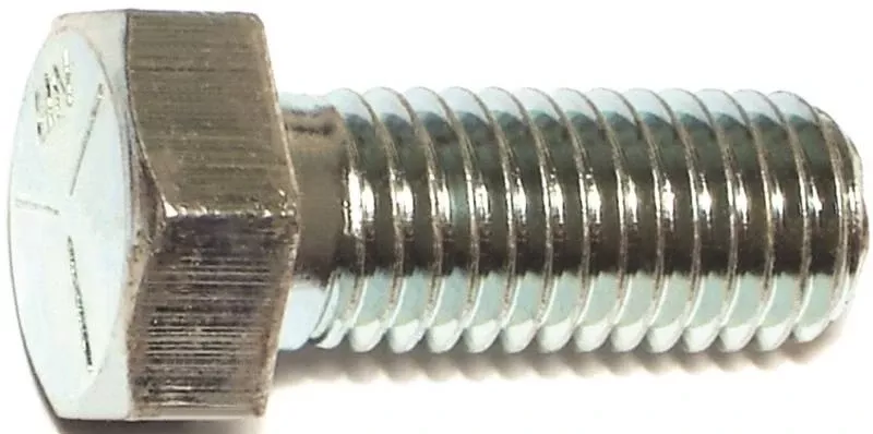 00372 High-strength Zinc Hex Cap Screw, 5/8-11 X 1-1/2 Inch, Grade 5