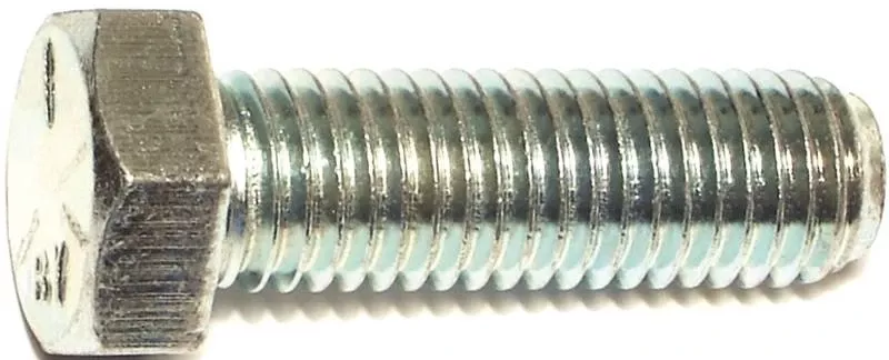 00374 High-strength Zinc Hex Cap Screw, 5/8-11 X 2 Inch, Grade 5