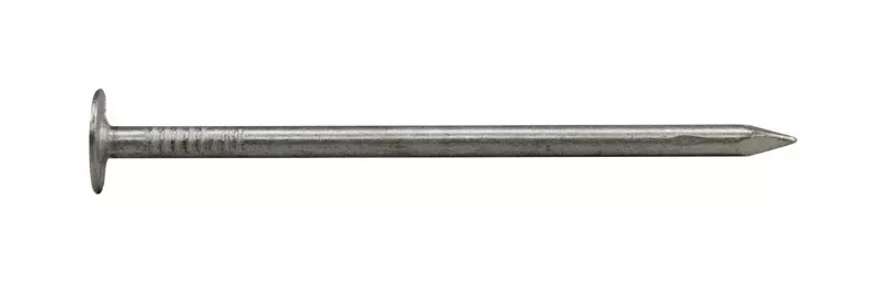 0132045 Hand Drive Roofing Nail, 7/8 In L, 11 Ga, Flat Head, 5 Lb