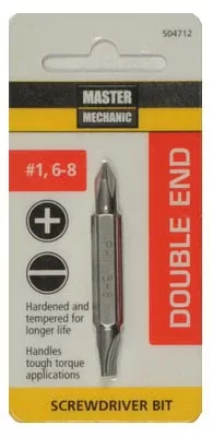 #1 Phillips Double Ended Insert Bit