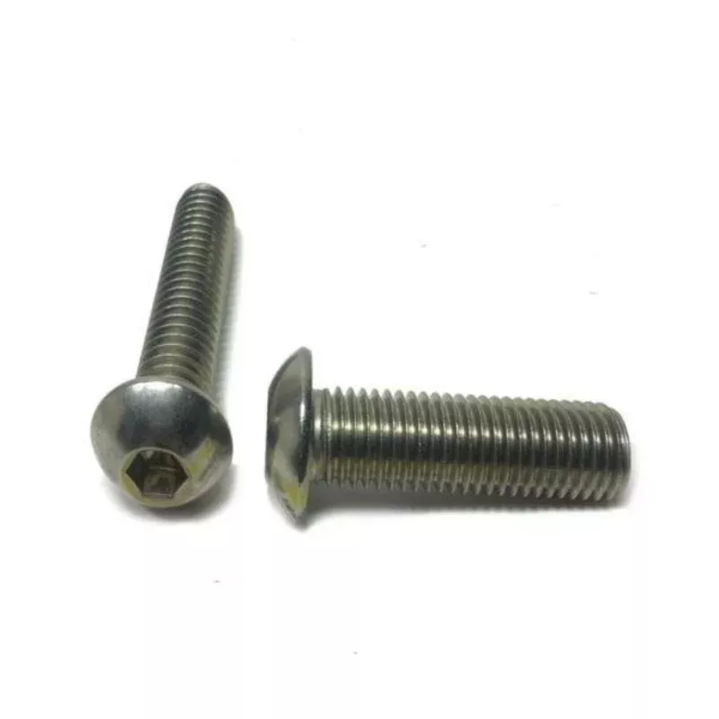 #10-24 x 1 1/4″ Button Head Socket Cap Screw Stainless Steel Screws UNC QTY 25