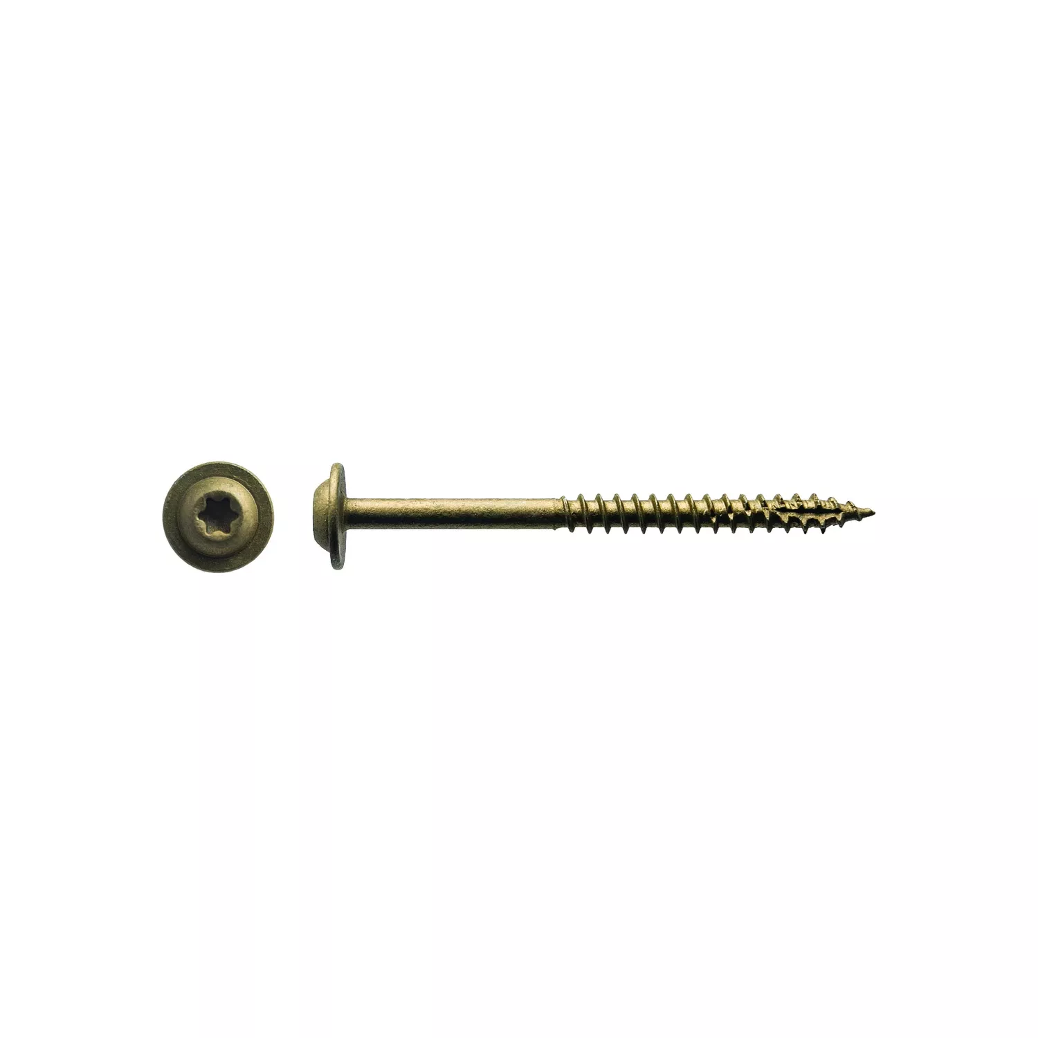 #10 X 2-1/2" Brz Cabinet Screw2k