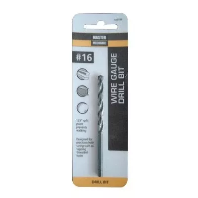 #16 3-3/8-in. Wire Gauge Drill Bit, Black Oxide