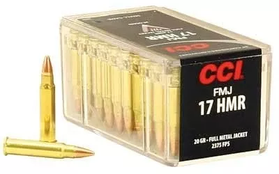 .17 Hmr 20 Grain Full Metal Jacket Ammunition - 50 Rounds