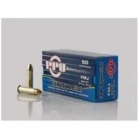 .38 Special Full Metal Jacket 130 Grain Ammunition - 50 Rounds
