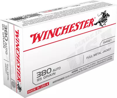 .380 Auto 95 Grain Fmj Centerfire Ammunition - 50 Rounds