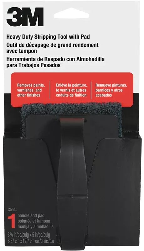 3M 10110 Stripping Tool Pad, 5 in L, 3-1/2 in W, Aluminum Oxide Abrasive
