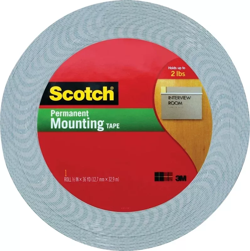3M 4016-1 Foam Tape, 36 yd L, 1 in W, Off-White