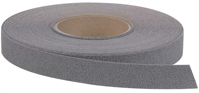 3M 7739 Resilient Tread, 60 ft L, 1 in W, Gray