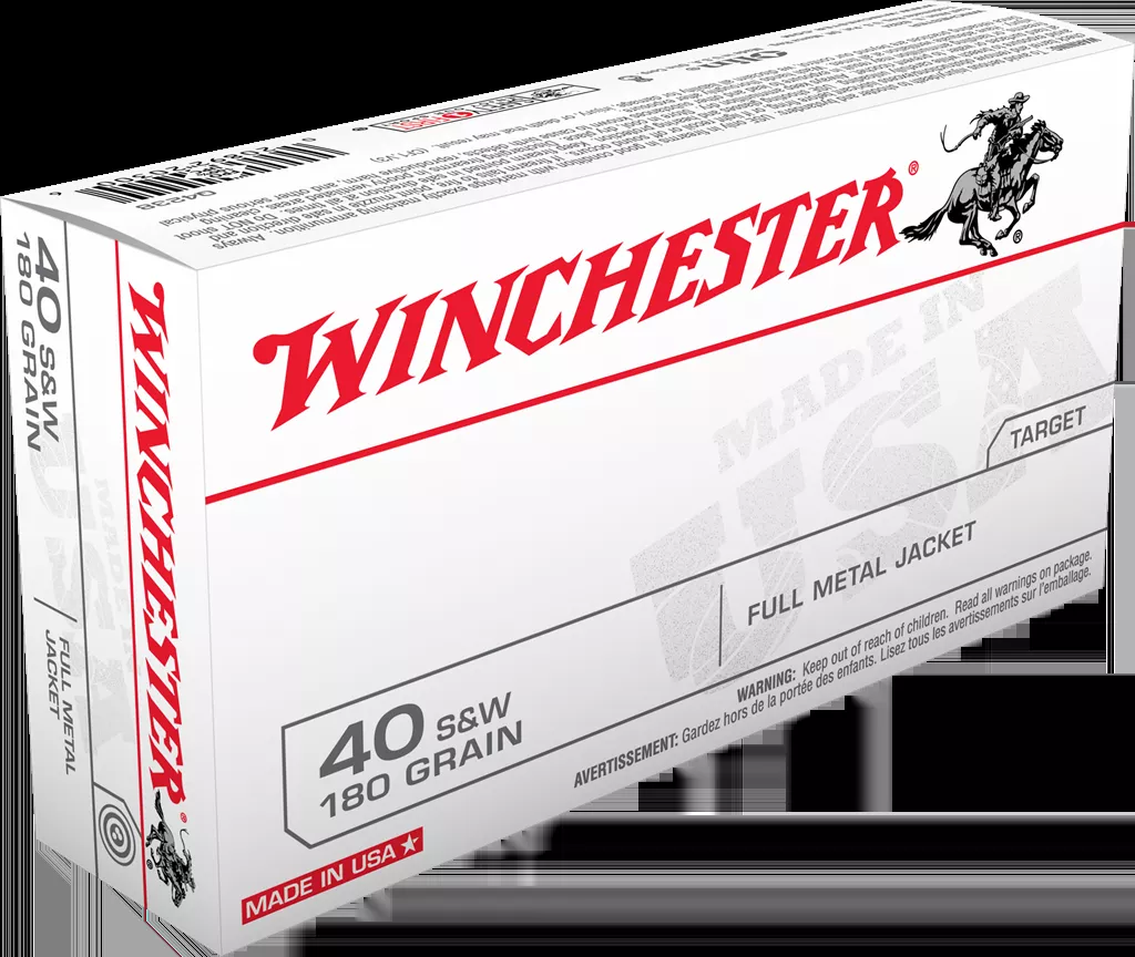 .40 Smith & Wesson 180 Grain Fmj Centerfire Ammunition - 50 Rounds