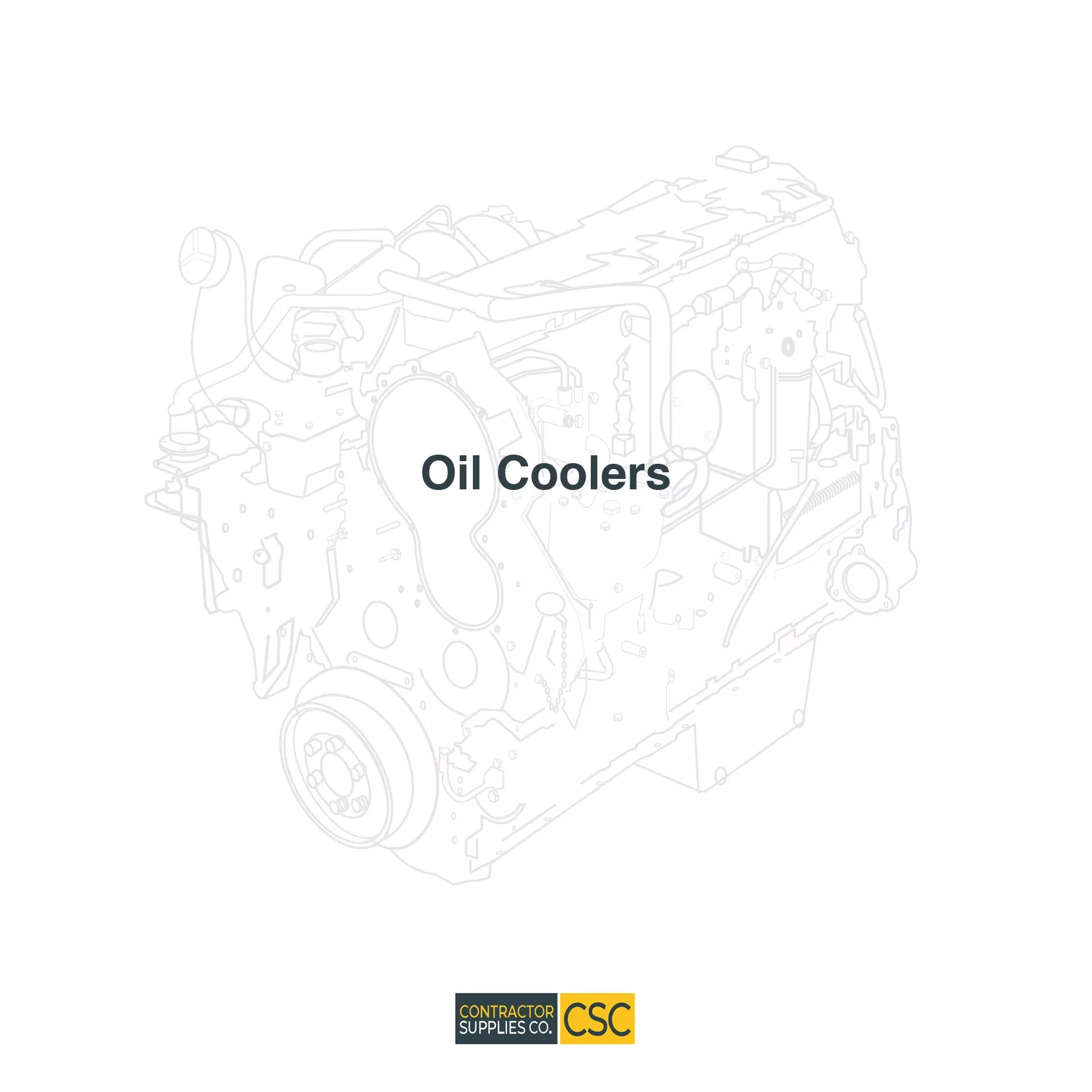 9Y-3606 - Oil cooler core assembly