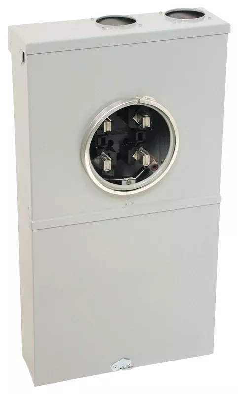 ABB TSM420CSCUP Meter Socket Load Center, 200 A, 4-Space, 8-Circuit, Ring, NEMA 3R Enclosure, Surface