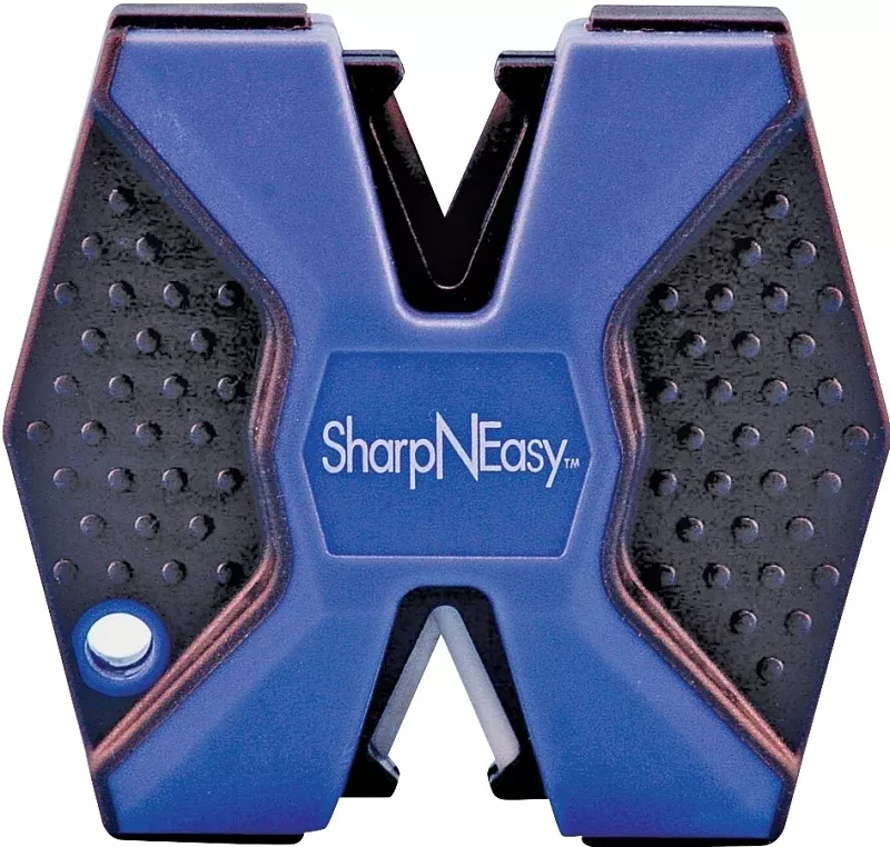 Accusharp SharpNEasy 334CD Knife Sharpener, Coarse, Fine, Ceramic Abrasive, Rubber Handle