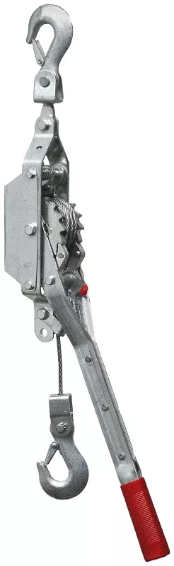 Acorn Hardware 18500 Cable Puller, Rubber Grip Handle, 12 ft Lift, 1 ton Lifting, 3/16 in Dia Rope/Cable