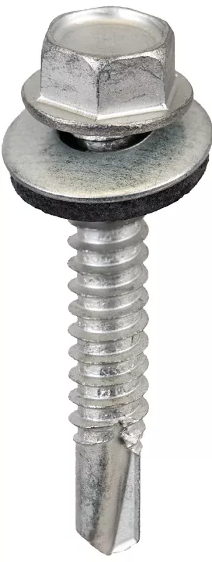 Acorn SW-MM1412G250 Screw, Hex Drive, Self-Drilling, Self-Tapping Point, Galvanized Steel