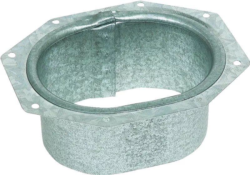 Amerimax 29051 Gutter Outlet, 5 in Gutter, Galvanized Steel