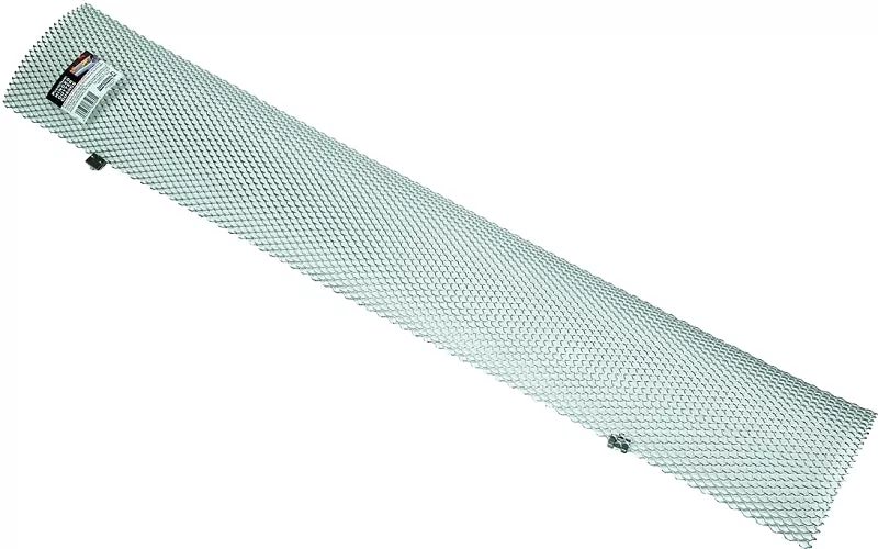 Amerimax 85280BX Hinged Gutter Guard, 3 ft L, 6 in W, Steel, Galvanized