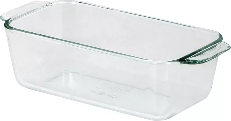 Anchor Hocking Oven Basics Series 81933OBL11 Loaf Dish, 1.5 qt, Glass, Clear, Dishwasher Safe: Yes, Pack of 3