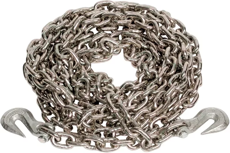 Ancra 49958-38-20 Transport Chain Assembly with Clevis Hook, 3/8 in, 5400 lb Working Load, 43 Grade