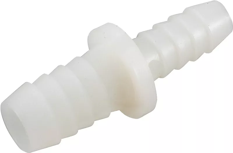 Anderson Metals 53715-1008 Reducing Splicer, 5/8 x 1/2 in, Barbed, Nylon, White, Pack of 5