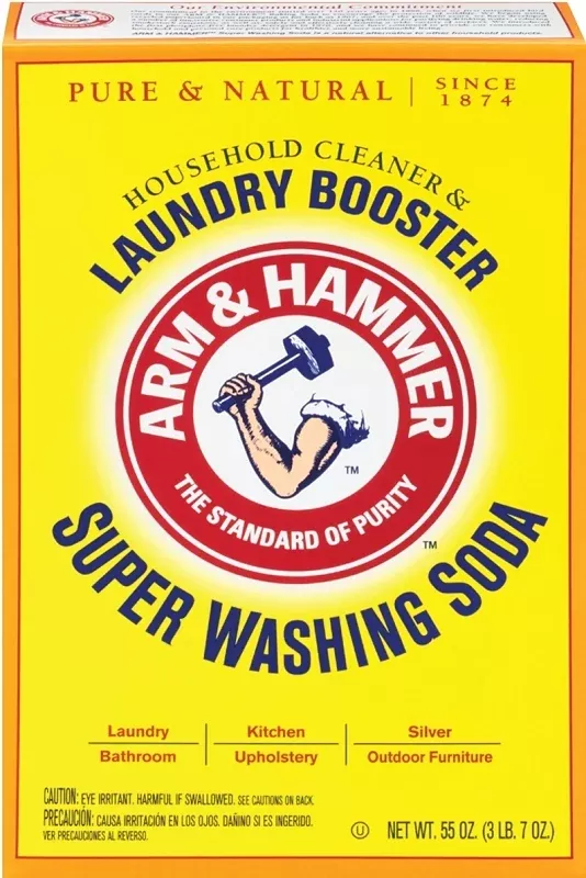 Arm & Hammer 03020 Laundry Detergent, 55 oz, Box, Powder