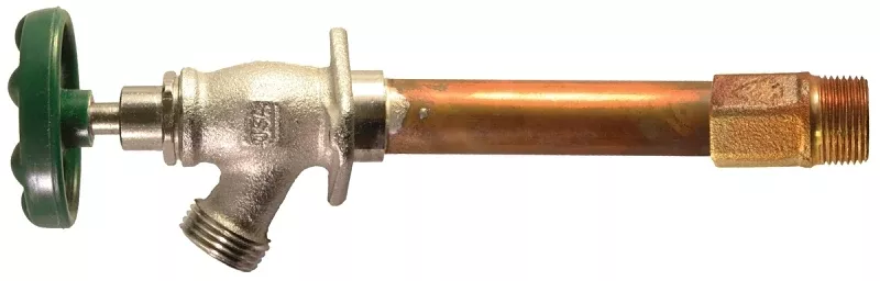 Arrowhead Brass 456 Series 456-08LF Wall Hydrant, 1/2 in Inlet, MIP x Copper Sweat Inlet, 3/4 in Outlet