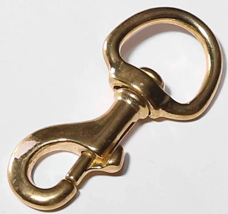 Baron 225BT-5/8 Swivel Eye Bolt Snap, 96 lb Working Load, Bronze, Polished