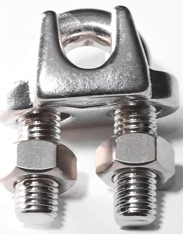 Baron 260-7/8 Wire Rope Clip, 7/8 in Max Bundle Dia, Iron, Pack of 10