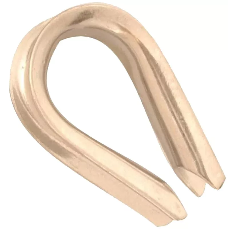 Baron 264EG-5/16 Wire Rope Thimble, 5/16 in Dia Cable, Steel, Electro-Galvanized, Pack of 25