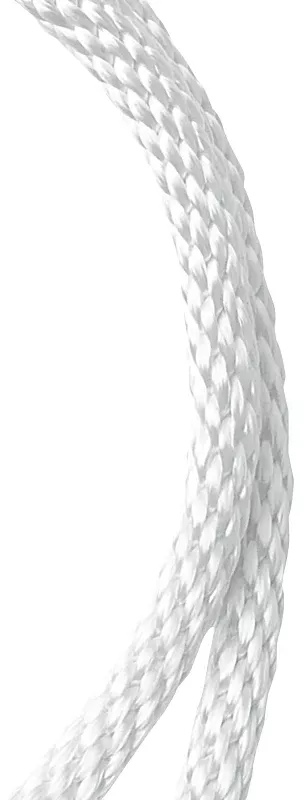 Baron 54212 Rope, 3/8 in Dia, 500 ft L, 100 lb Working Load, Nylon, White