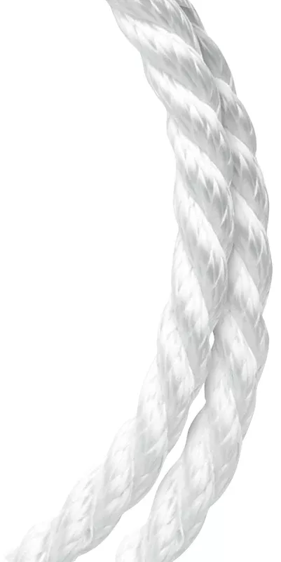 Baron 54602 Rope, 3/16 in Dia, 1000 ft L, 100 lb Working Load, Nylon, White