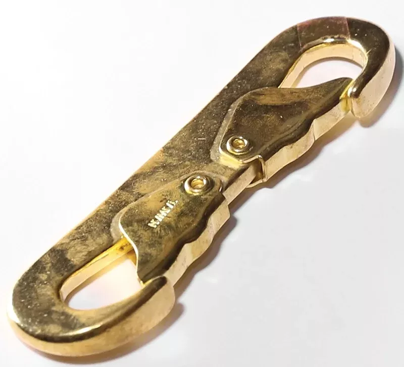 Baron 853B Cap Snap, 65 lb Working Load, Bronze, Nickel-Plated