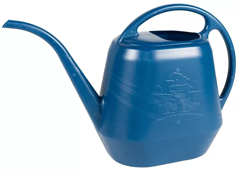 Bloem Aqua Rite Series JW41-33 Watering Can, 1.1 gal Can, Extra-Long Spout, Plastic, Classic Blue