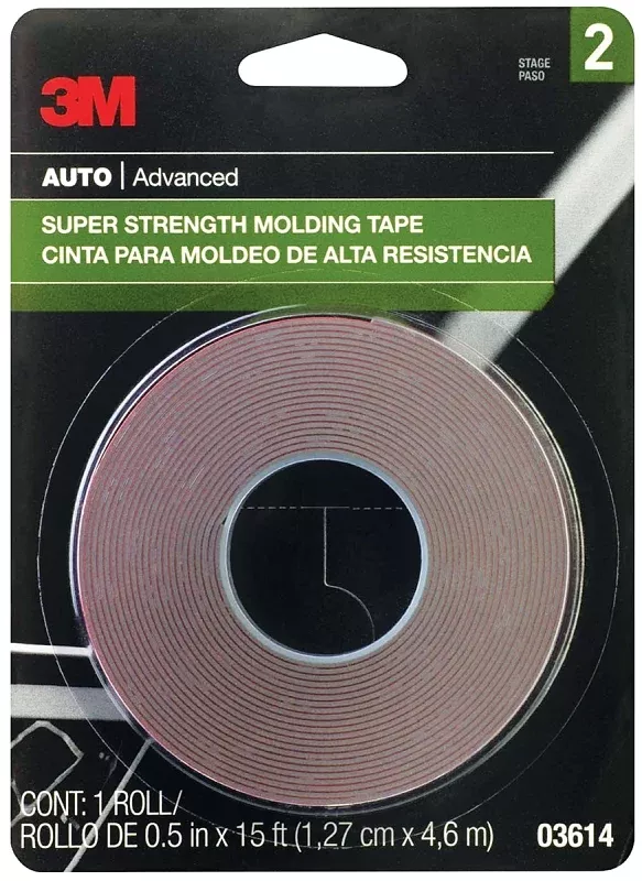Bondo 03614 Molding Tape, 15 ft L x 1/2 in W