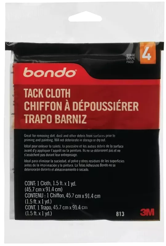Bondo 813 Tack Cloth Pop-Up Dispenser, Pack of 6