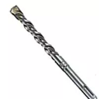 Bosch Bulldog HC2087 Hammer Drill Bit, 1/2 in Dia, 18 in OAL, Optimized Flute, 4-Flute, 25/64 in Dia Shank
