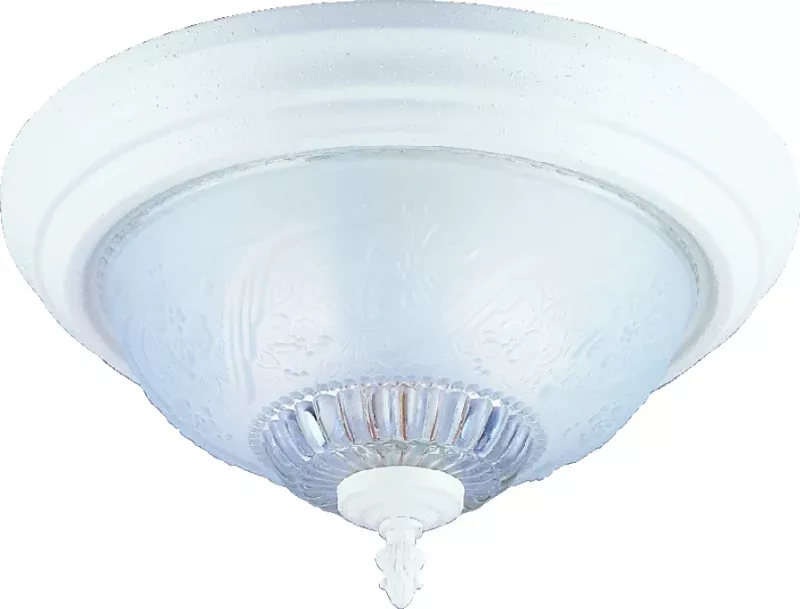 Boston Harbor F155WW02-1068EC3L Two Light Flush Mount Ceiling Fixture, 120 V, 60 W, 2-Lamp, A19 or CFL Lamp