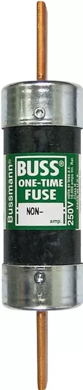 Bussmann NON Series BP/NON-100 Fuse, 100 A, 250 VAC, 125 VDC, 10 kA Interrupt, Melamine Body, H, Cartridge Fuse