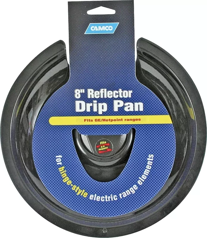 Camco USA 00553 Drip Pan, For: Hinge-Style Electric Range Elements and Only GE/Hotpoint Electric Ranges