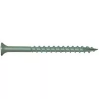 Camo 0341070 Deck Screw, #7 Thread, 1-1/4 in L, Bugle Head, Star Drive, Type 17 Slash Point, Carbon Steel, 100/PK