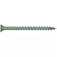 Camo 0341204 Deck Screw, #10 Thread, 4 in L, Bugle Head, Star Drive, Type 17 Slash Point, Carbon Steel, 250/PK