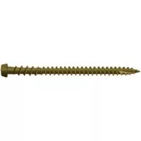 Camo 0349154 Deck Screw, #10 Thread, 2-1/2 in L, Star Drive, Type 99 Double-Slash Point, Carbon Steel, ProTech-Coated