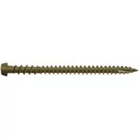 Camo 0349354 Deck Screw, #10 Thread, 2-1/2 in L, Star Drive, Type 99 Double-Slash Point, Carbon Steel, T20 Drive