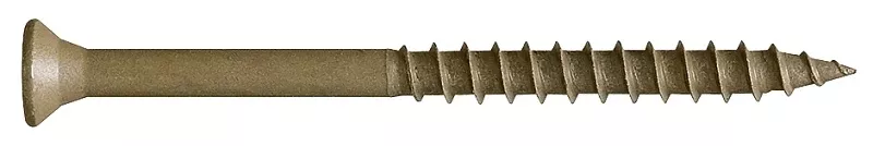 Camo 0356139 Deck Screw, #8 Thread, 2 in L, Bugle Head, Star Drive, Type 17 Slash Point, Carbon Steel, ProTech-Coated