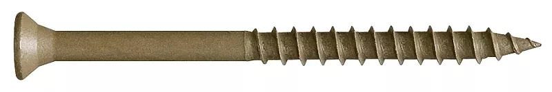 Camo 0356174 Deck Screw, #9 Thread, 3 in L, Bugle Head, Star Drive, Type 17 Slash Point, Carbon Steel, ProTech-Coated
