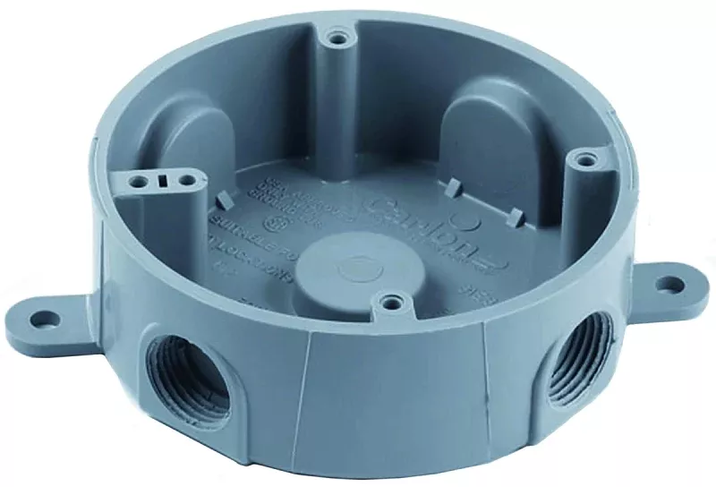 Carlon E365DR T-Box, 5-Outlet, PVC