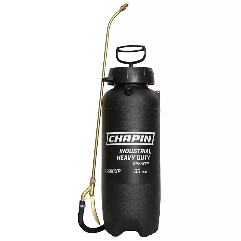 Chapin 22090XP Handheld Sprayer, 3 gal Tank, Poly Tank, 36 in L Hose, Black